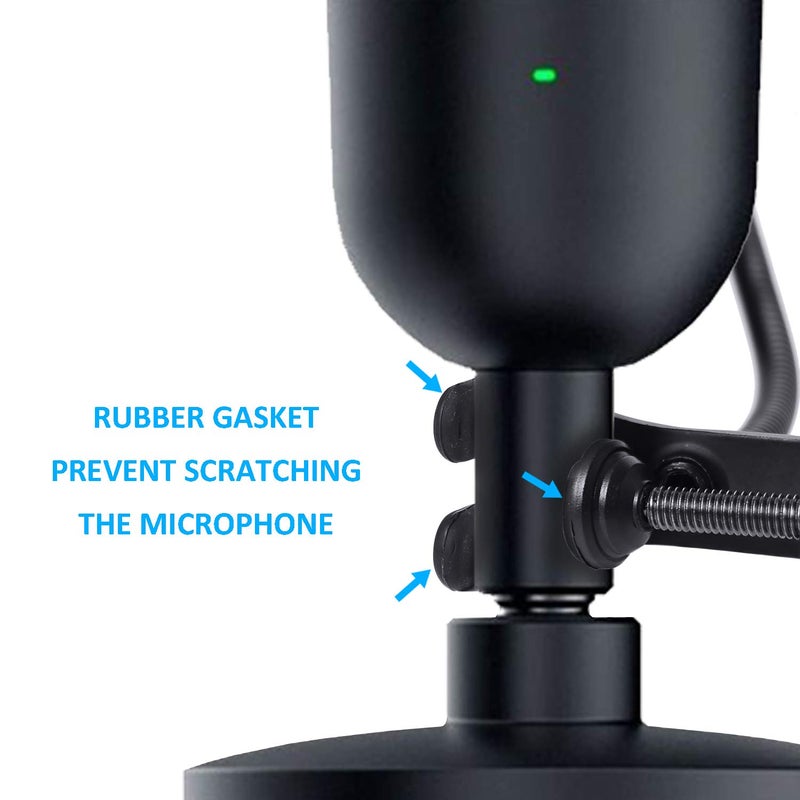 SUNMON Seiren Mini Microphone Pop Filter Mask Shield For Razer Seiren Mini Microhone, 4 Inch 3 Layers Windscreen with Flexible 360°Gooseneck Clip by SUNMON - Image 5