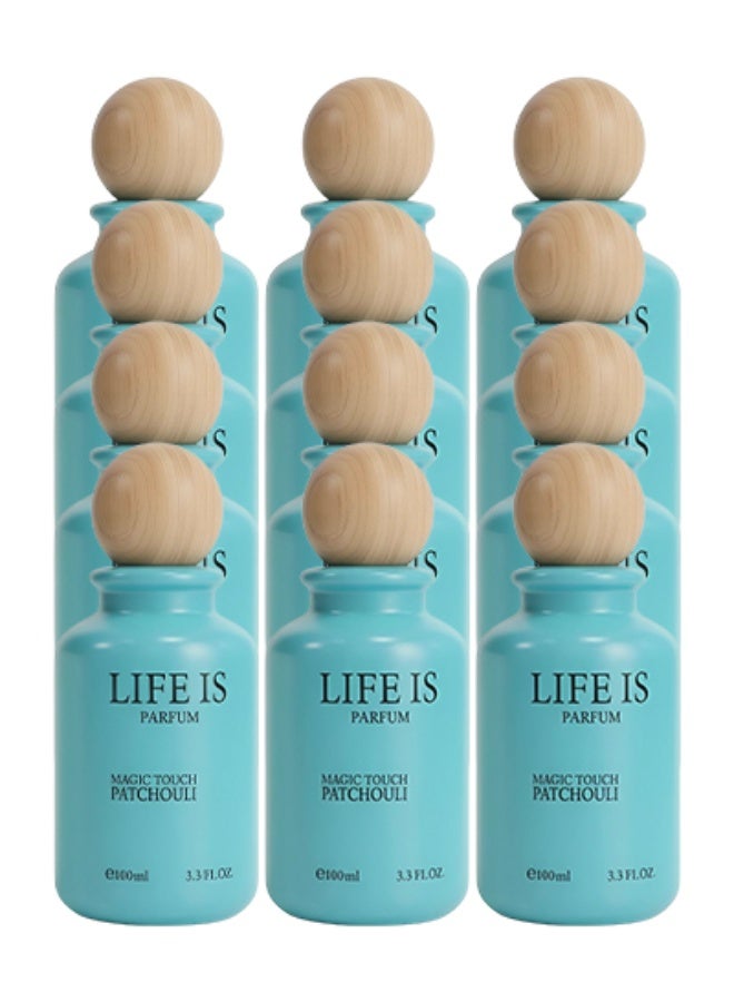 Life 12 Pieces Life Is Magic Touch Patchouli Perfume For Unisex 100ml EDP - Image 1