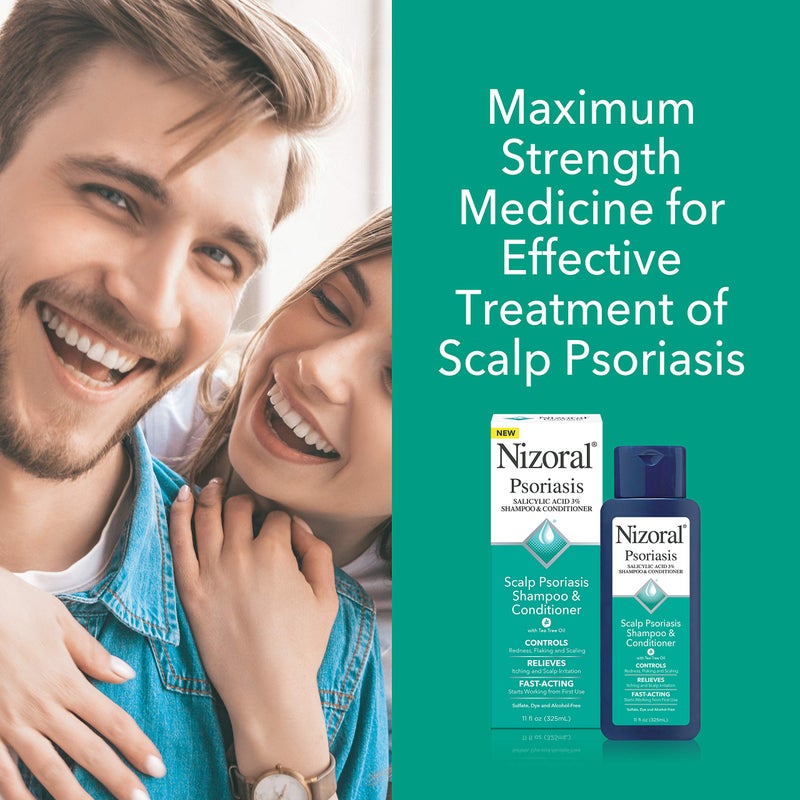 Nizoral Psoriasis Shampoo & Conditioner - Effective Scalp Psoriasis Treatment, 11 Ounce - Image 4