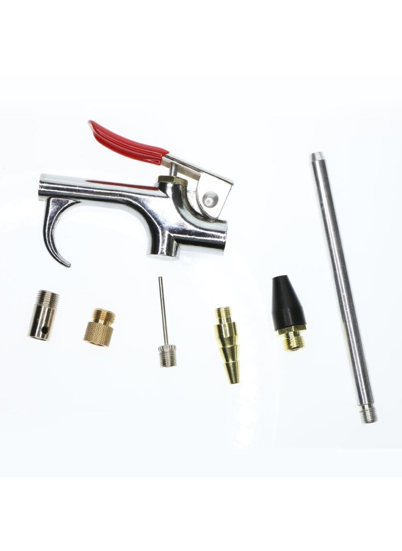 VTH WITH TAGLINE ABSOLUTE TOOLING SOLUTIONS VTH 7pc Air Blow Gun Ki 7pc Air Blow Gun Kit t Compact Versatile Cleaning Tool for Blowing Out Tubes Pipes and HardtoReach Areas  - Image 1