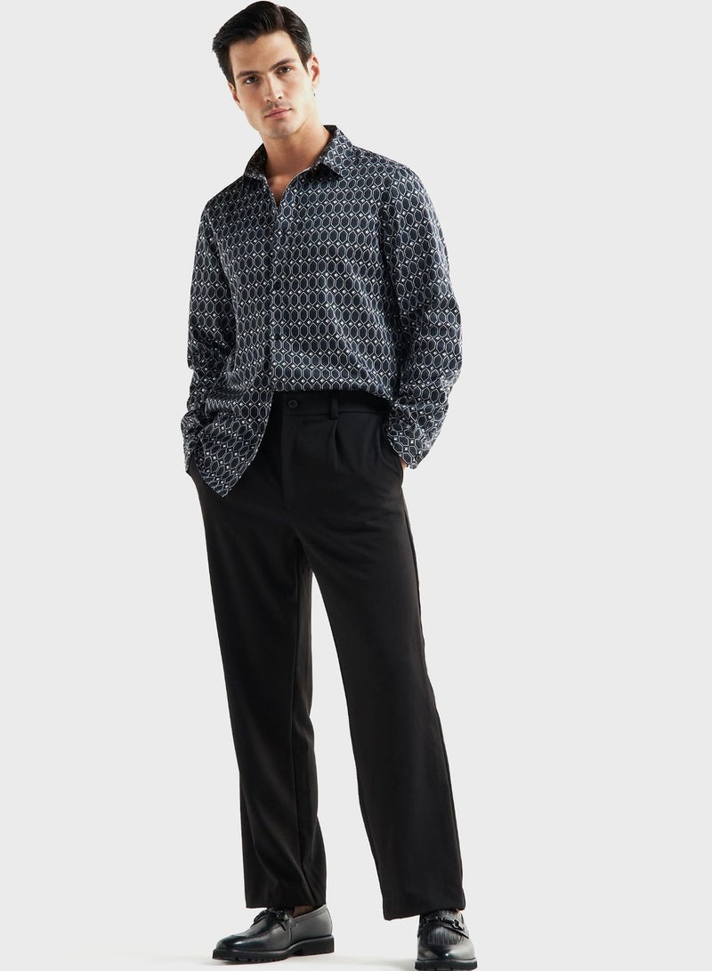 FAV قميص فير مطبوع عادي - Image 4