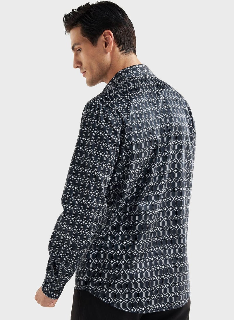 FAV قميص فير مطبوع عادي - Image 2