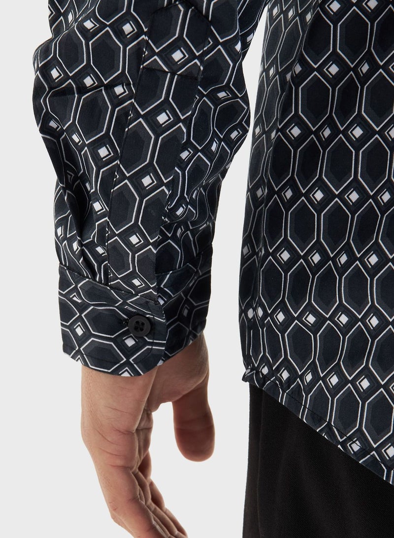 FAV قميص فير مطبوع عادي - Image 3