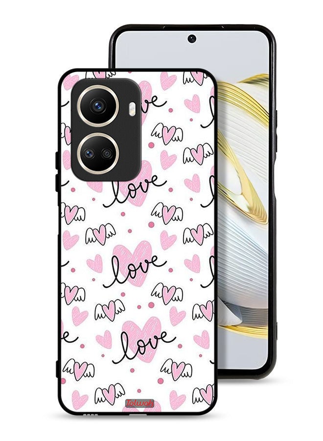 Tolwak Huawei nova 10 SE Protective Case Cover Love And Heart Art Pattern - Image 1