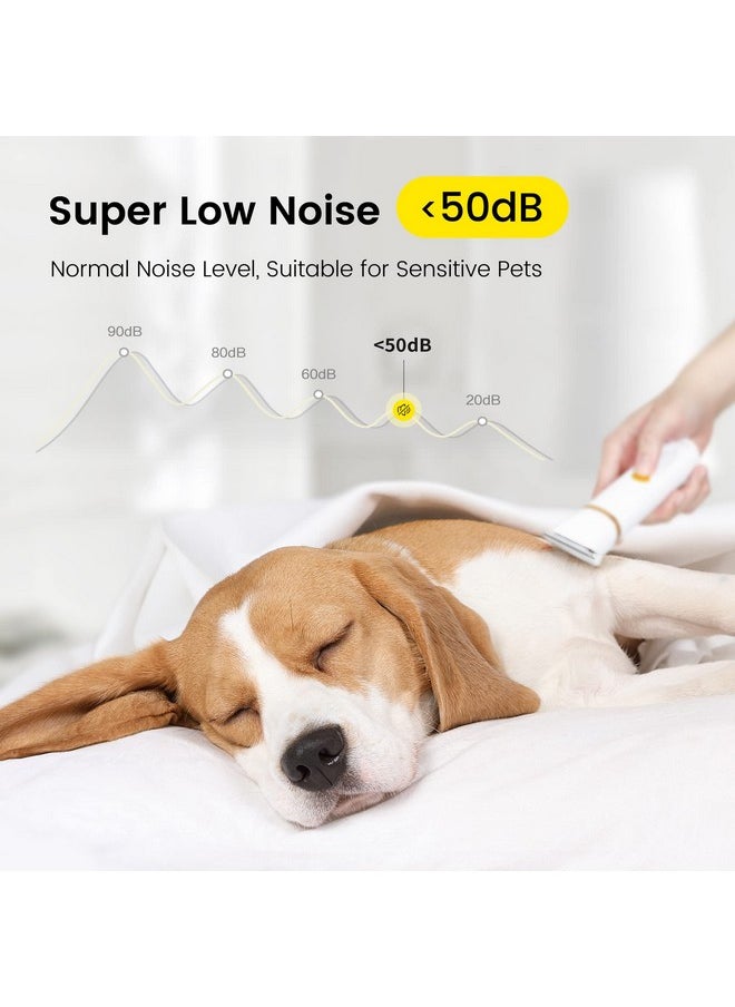 FERRISA - Dog Clippers For Grooming, Small Dog Clipper Dog Grooming Kit With 4 Blade Heads, Low Noise Dog Grooming Kit For Dogs Hair, Dog Clippers Of Eyes, Ears, Face, Rump - Image 1