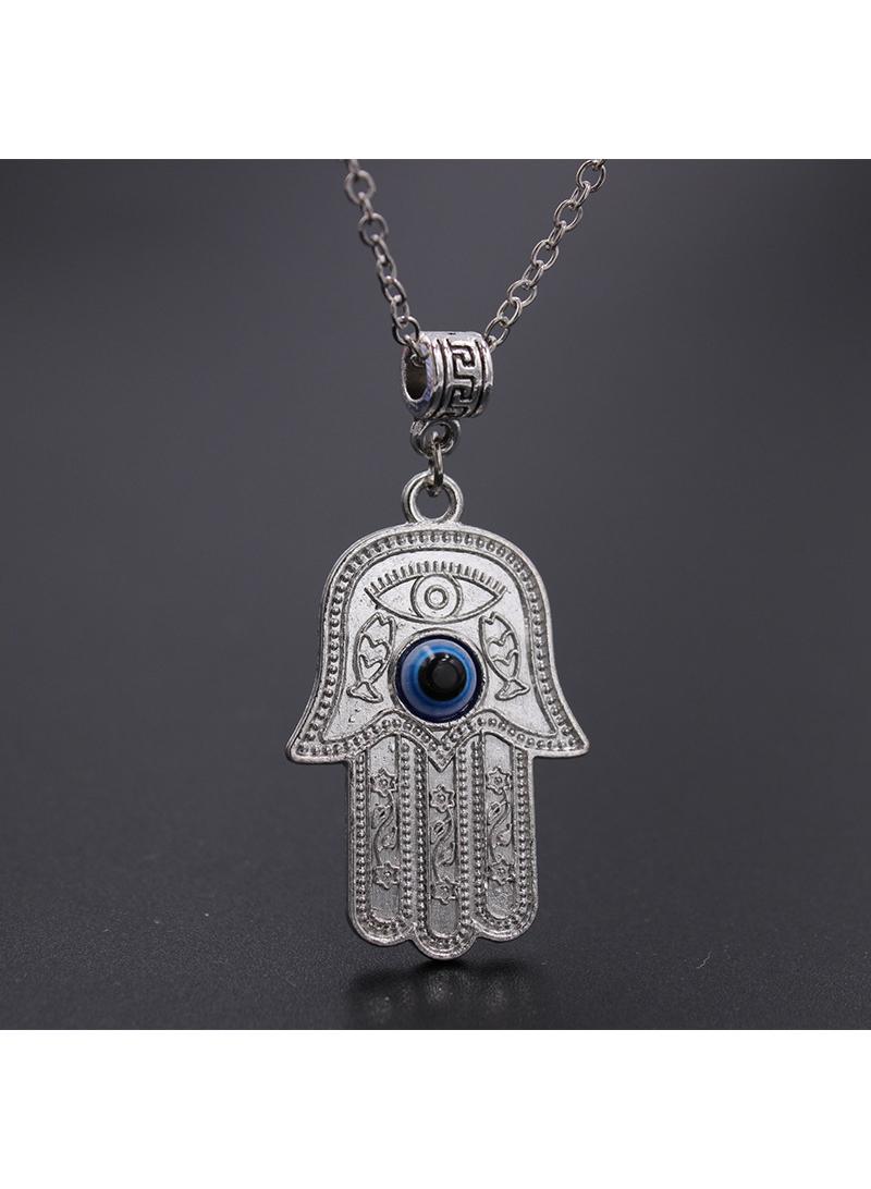 عام الرجعية عين الشر قلادة مجوهرات تميمة الحظ هدية عين الشر - Image 1