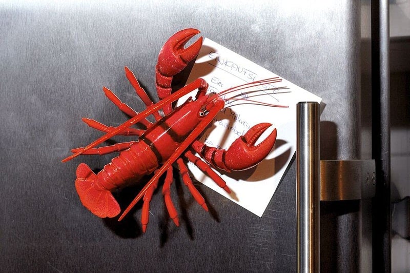 Qwick Click Wobble Magnet Lobster Decorative Magnet for The Kitchen, Metal, Red, 12.5 x 9 x 3.5 cm - Image 3