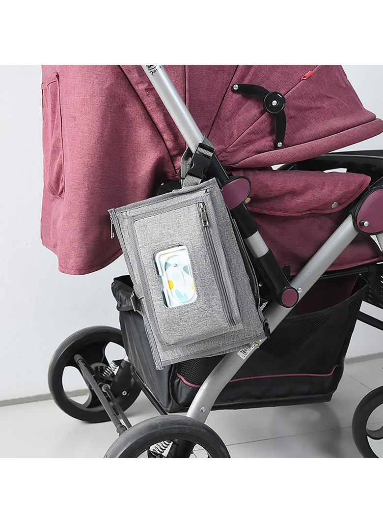Baby Convenient Diaper Bag Diaper Changing Bag Disposable Diaper Bag Disposable Trailer Diaper Folding Changing Bag  - Image 3