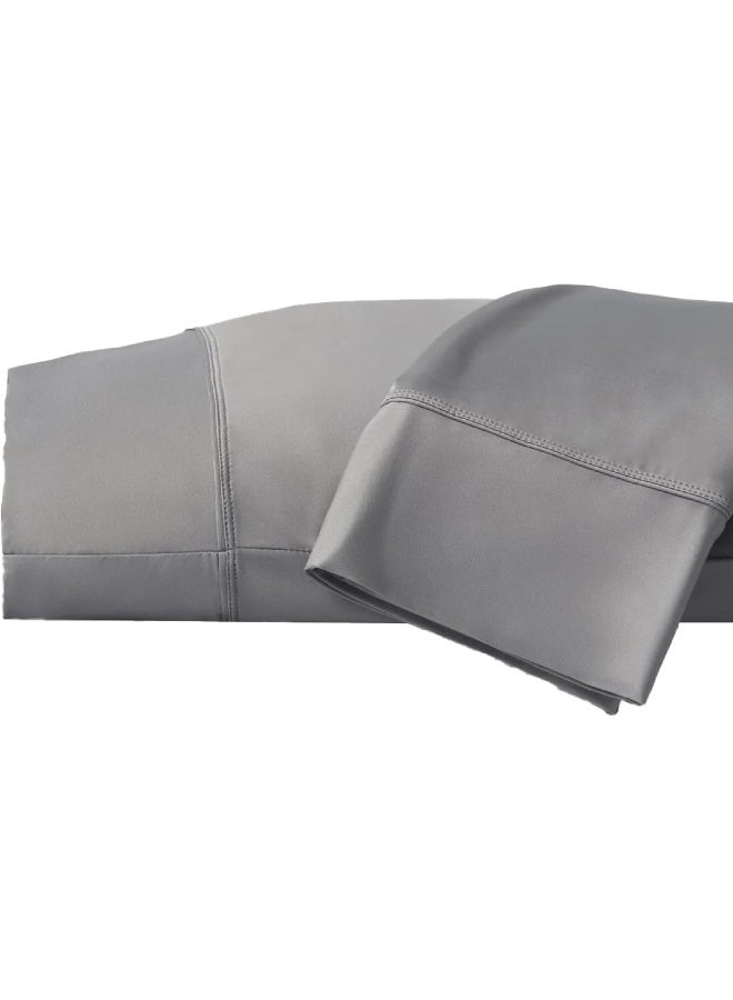 SHEEX Original Performance Cooling Pillowcases, Ultra-Soft King Pillowcase Set, 2 Cooling Pillow Covers, Graphite - Image 1