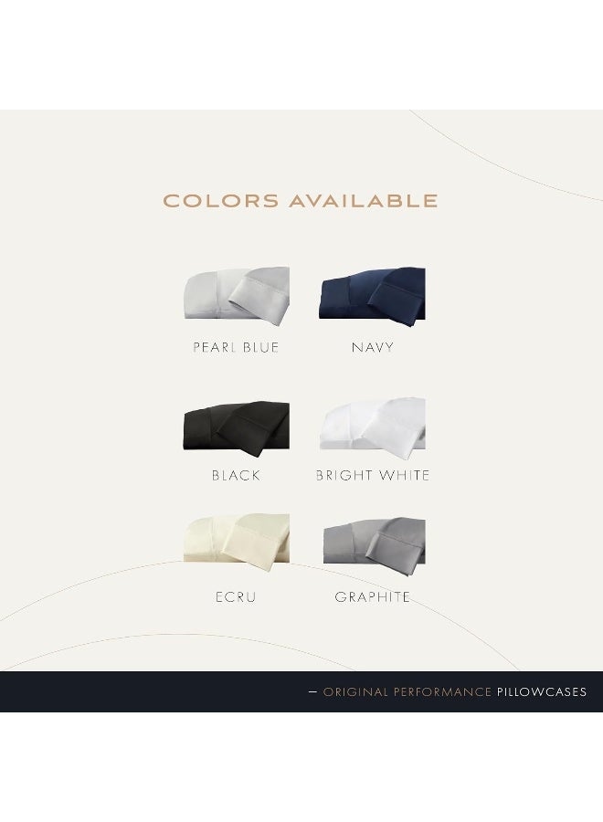 SHEEX Original Performance Cooling Pillowcases, Ultra-Soft King Pillowcase Set, 2 Cooling Pillow Covers, Graphite - Image 5