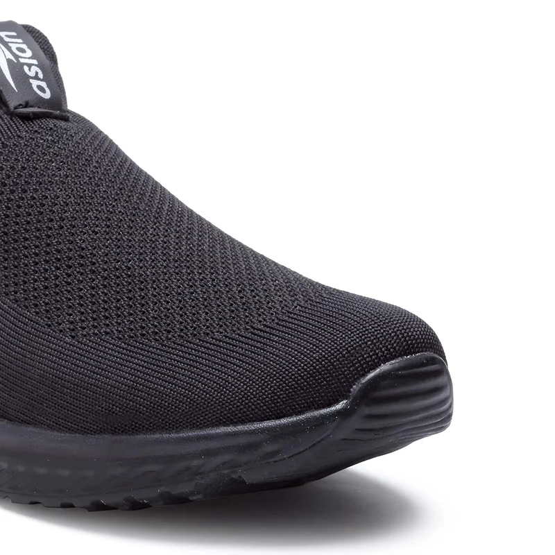 Asian Black Slip-On Sports Shoes for Men and Boys