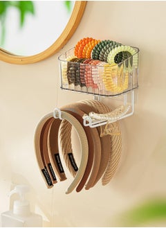 Excefore Cosmetic Storage Tray Wall-Mounted Storage Box, for Cosmetics and Accessories, with Bracket Creative PET Organizer, for Soap Towel Paper Napkins, Jewelry, Makeup Vanity Tray  - Image 3