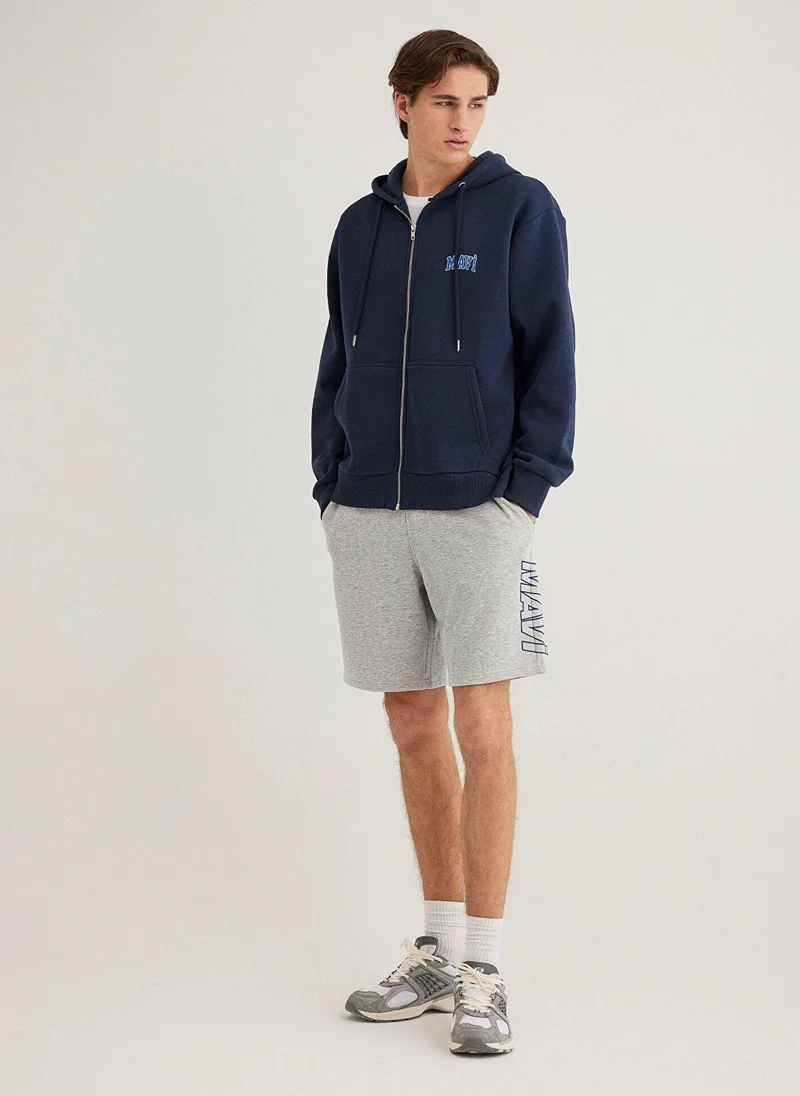 Mavi Mavi Printed Grey Shorts