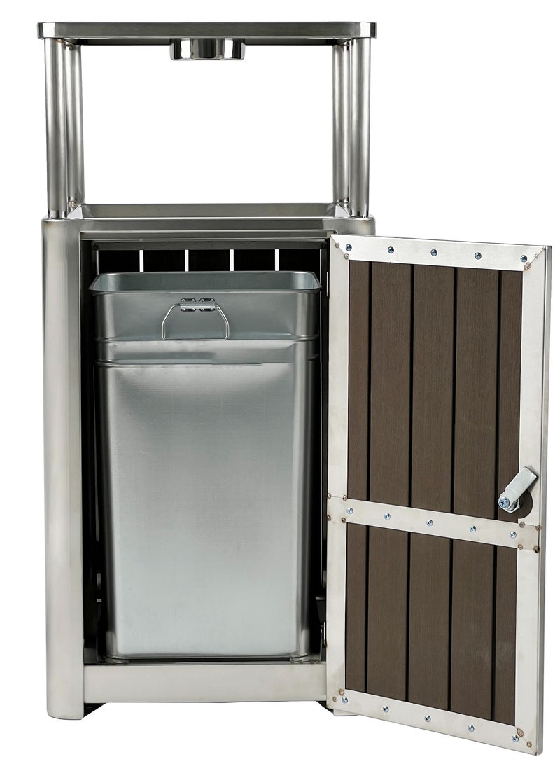 Gator Outdoor Ashtray Bin with Steel | 50 L - Image 3