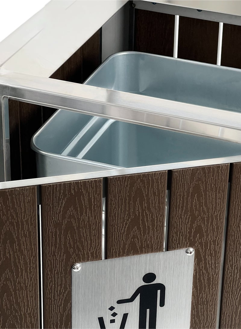 Gator Outdoor Ashtray Bin with Steel | 50 L - Image 4
