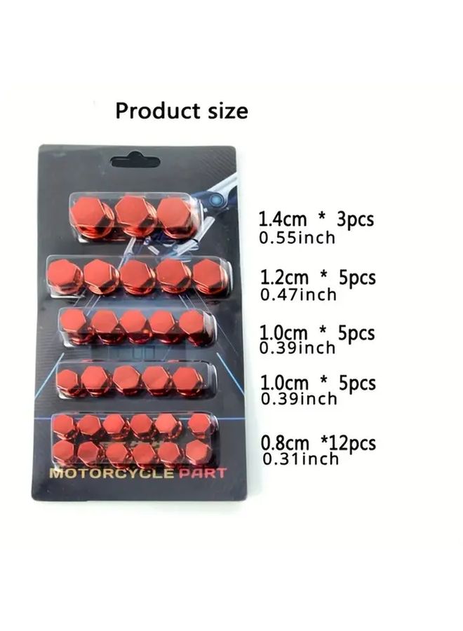 Green Colorful Engine Bolt Set For Motorcycle Decoration Parts - Image 2