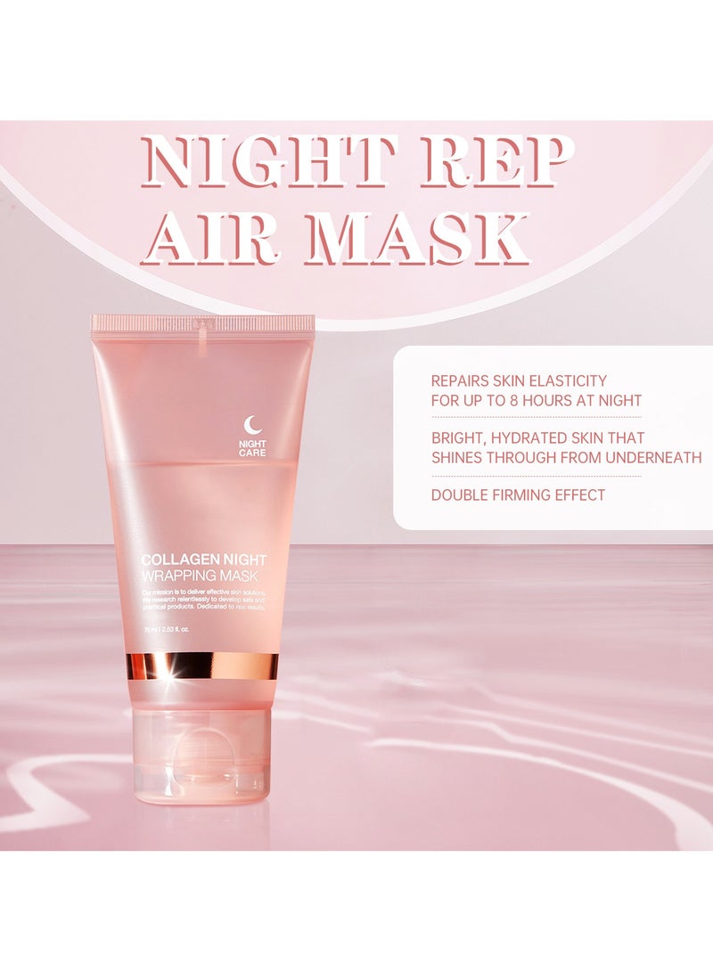 RedMapleTEK Collagen Overnight Wrapping Peel Off Facial Mask, Peel off Face Mask for Dry & Dehydra  - Image 3