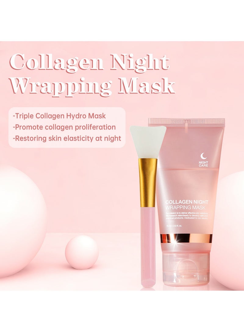RedMapleTEK Collagen Overnight Wrapping Peel Off Facial Mask, Peel off Face Mask for Dry & Dehydra  - Image 2