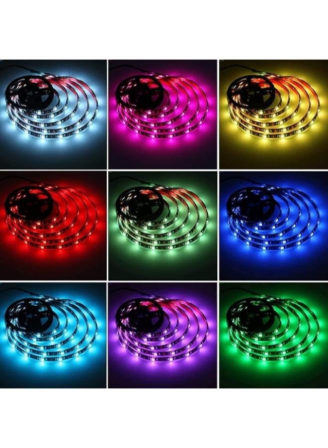 إيزي لايف شريط إضاءة USB LED متغير الألوان 5M RGB مع جهاز تحكم عن بعد بالأشعة تحت الحمراء للديكورات الداخلية - Image 5
