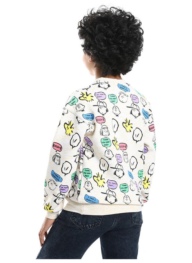 DIADORA - Cotton Printed Boys Sweatshirt - Image 1