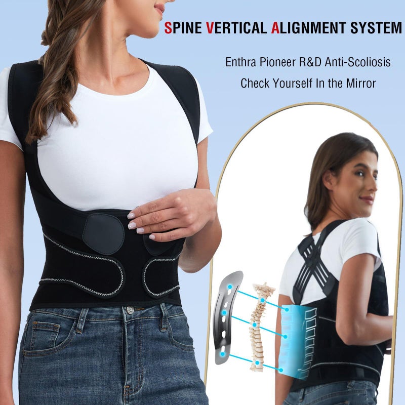 Noon Hunchback Correction Posture Belt - Invisible Thin Breathable Back Support for Men and Women - Image 2