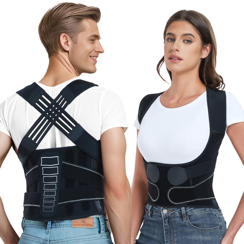 Noon Hunchback Correction Posture Belt - Invisible Thin Breathable Back Support for Men and Women - Image 1