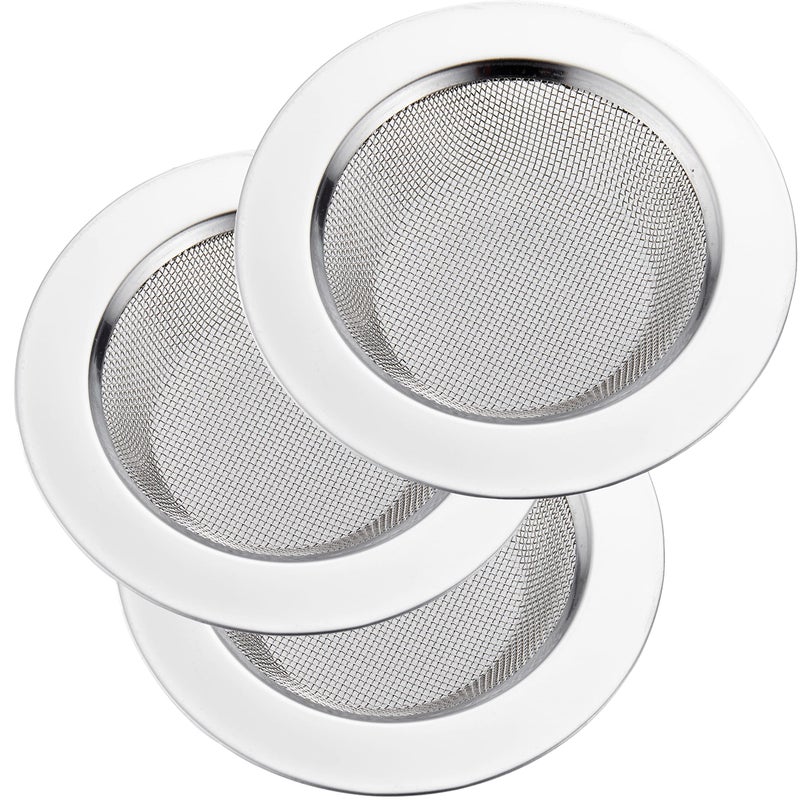 LASSHSWA 3 PCS Kitchen Sink Strainer Stainless Steel Kitchen Sink Drain StrainerSink Strainers with Large Wide Rim 45 Diameter for Kitchen Sinks - Image 2