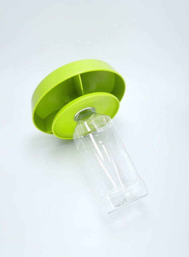 IAFVKAI 2 in 1 Reptile Food Feeding Bowl Lizard Feeder Pet Automatic Water Dispenser for Turtle Chameleon Amphibian Bearded Dragon Snake Green - Image 2