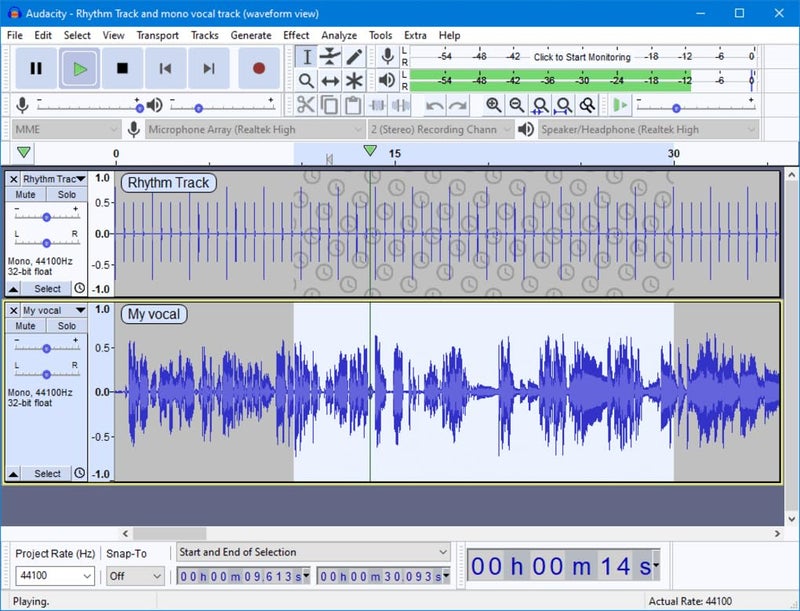TechGuy4u Audio Recorder and Editor - Your professional sound studio for recording, editing and playing all common audio files: WAV, AIFF, FLAC, MP2, MP3, OGG Vorbis I For PC + Mac - Image 3