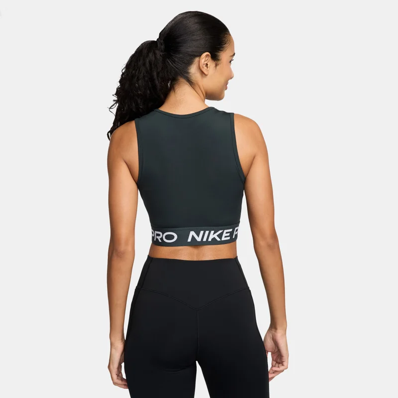 Nike Green Women's Pro Dri-FIT Crop Top for Women | Best Price UAE