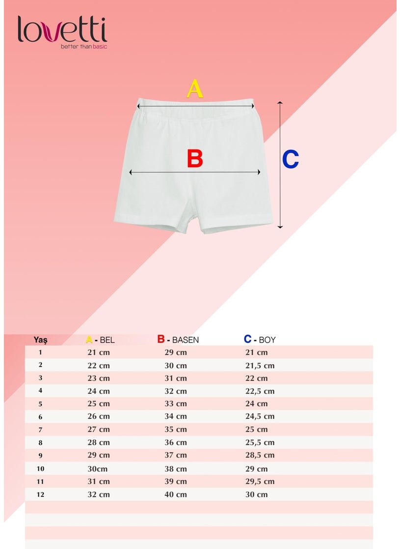 Lovetti - White Nope Gray Basic Girls Dance Shorts - Image 1