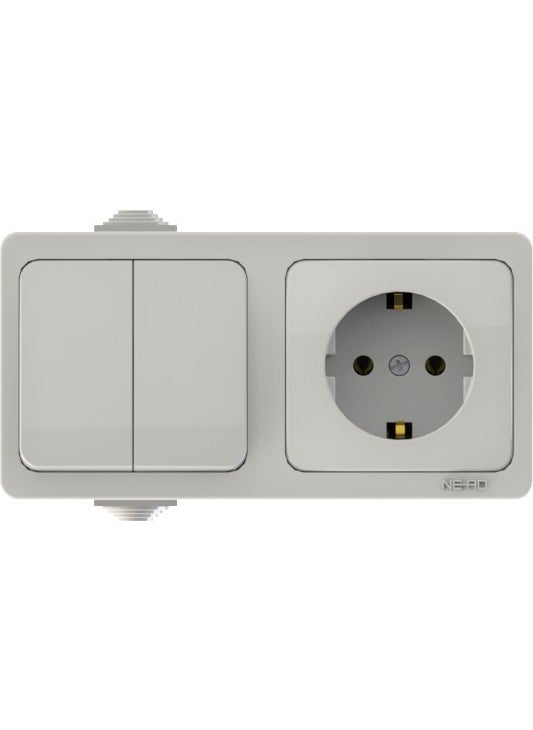 nead Murat Surface Mounted Commitator + Grounded Socket 