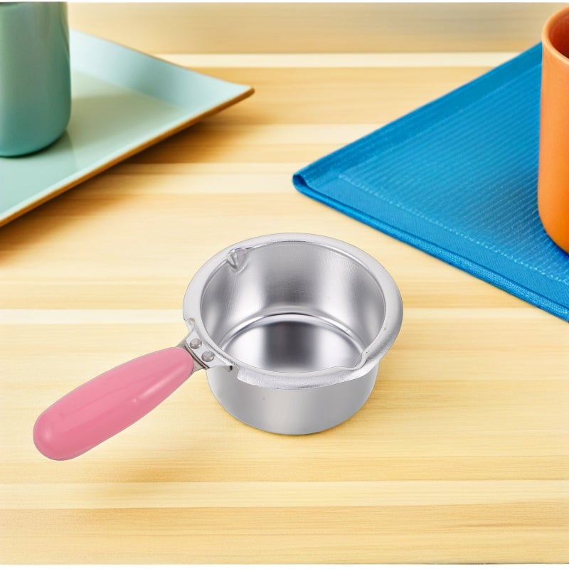 Double Boiler: Chocolate Melting Pot Insert - Cheese Fondue Replacement Pot - Metal Measuring Cup Food Scoop For Candy Fountain Candle Making Wax Drizzling Strawberry - Image 2