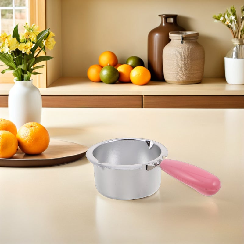 Double Boiler: Chocolate Melting Pot Insert - Cheese Fondue Replacement Pot - Metal Measuring Cup Food Scoop For Candy Fountain Candle Making Wax Drizzling Strawberry - Image 5