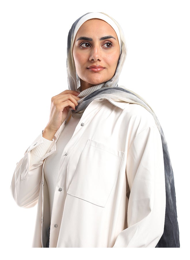 M.SOU - Press Buttons Closure Leather Shirt - Off White - Image 1