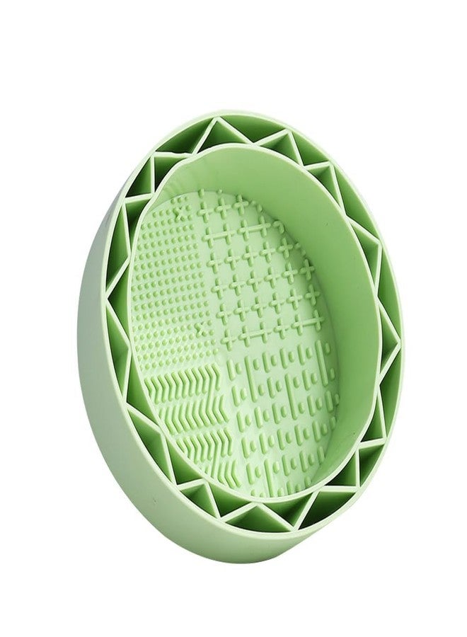 doville Silicone makeup brush bowl 3 In 1 Silicone Makeup Brush Cleaner Bowl with Brush Drying Holder use for home, beauty parlour Makeup Brush Scrubber Cosmetic Brush Washing Tool(1 pcs) - Image 5