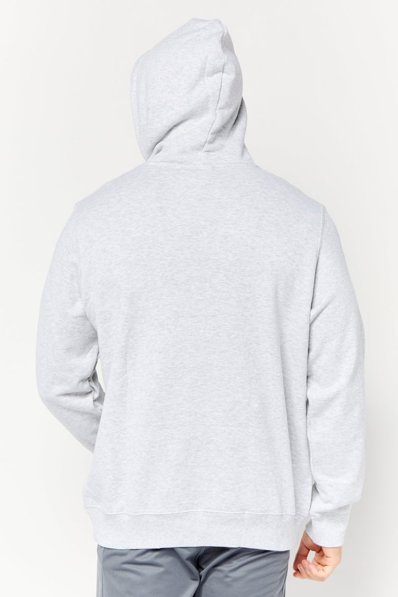 Reebok Men Sportswear Fit Long Sleeve Outdoor Hoodie, Grey - Image 4