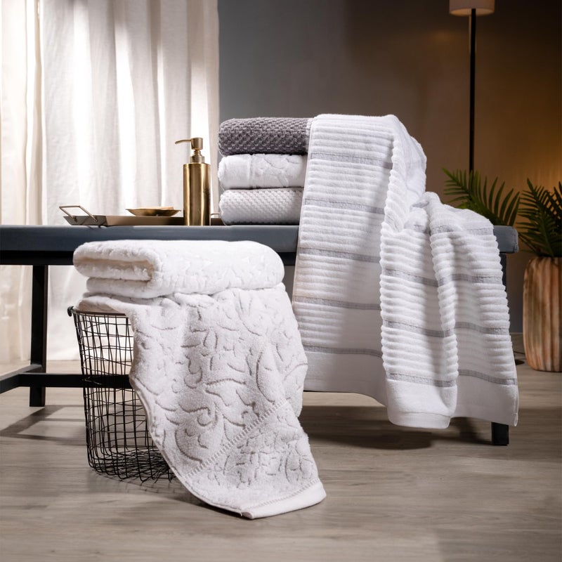 MYTRIDENT Towels for Bath, Nectarsoft be Our Guest Collection, 100% Cotton Towel, 1 Bath Towel for Men/Women, Highly Absorbent Towels for Bath, 625 GSM - Castor - Image 3