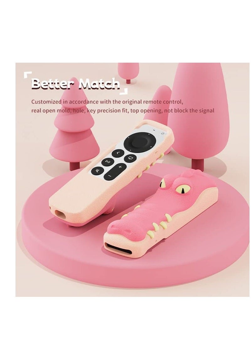 Y&D - SYOSI Remote Silicone Case Compatible with for Apple TV Siri 2nd Gen 2022, 4K 2021 and AirTag Non-Slip Shockproof Protective Cover Drop Protection - Image 1