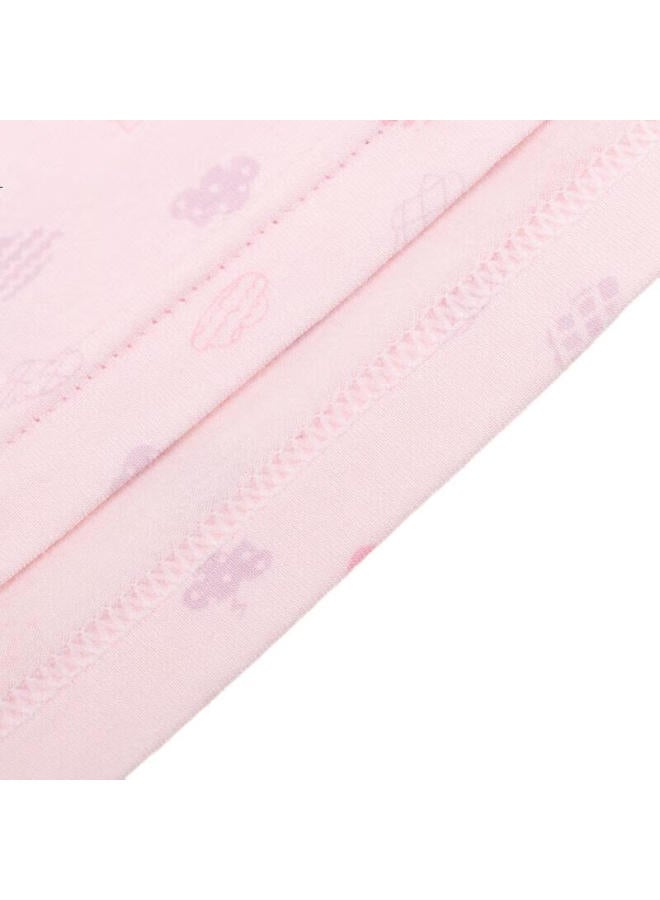 Red Bean Girls' Summer Thin Cotton Vest B3024 Light Pink 150 - Image 1