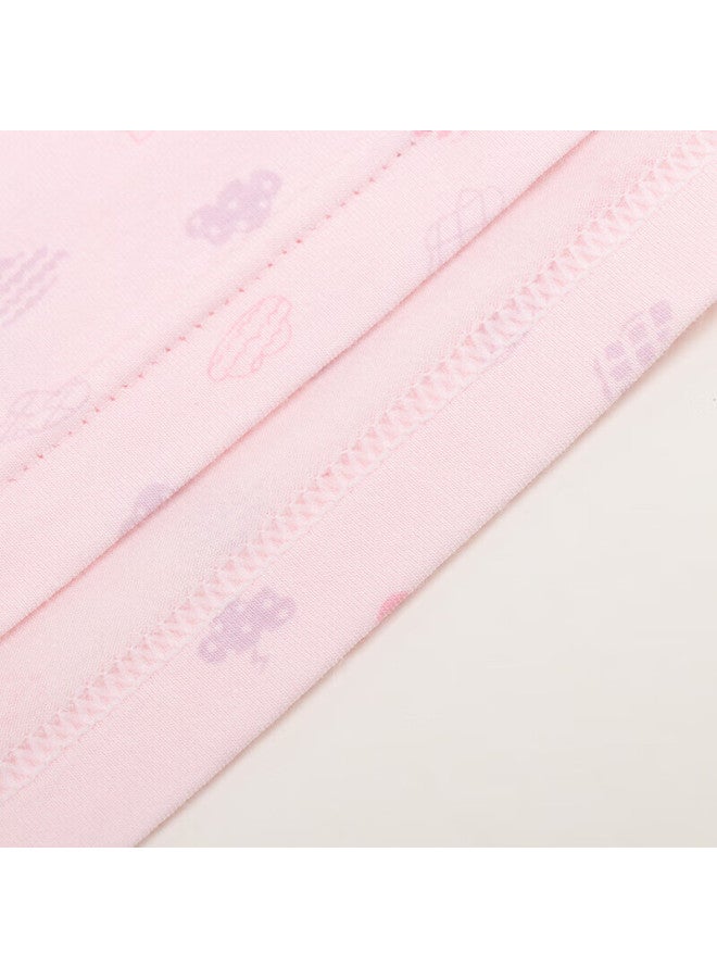 Red Bean Girls' Summer Thin Cotton Vest B3024 Light Pink 150 - Image 3