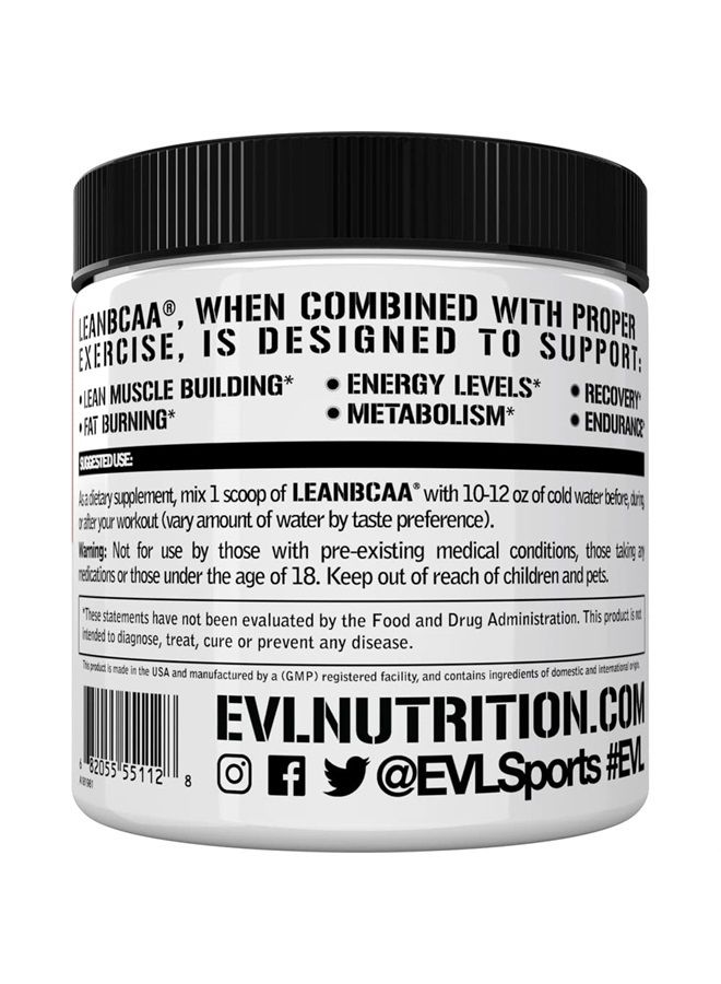 Evlution تغذية LeanBCAA، BCAA's، CLA و L-Carnitine، خالي من المنشطات، استعادة وحرق الدهون، خالي من السكر والجلوتين، 30 حصة (فاكهة بانش) - Image 3