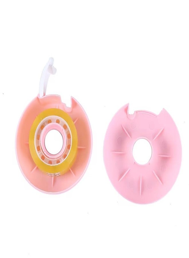 Labriciyon 1Pc Donut Shape Candy Color Tape Dispenser, Manual Operation, Part Number GMS366, Plastic, Tape Dispenser, Office Products - Image 3