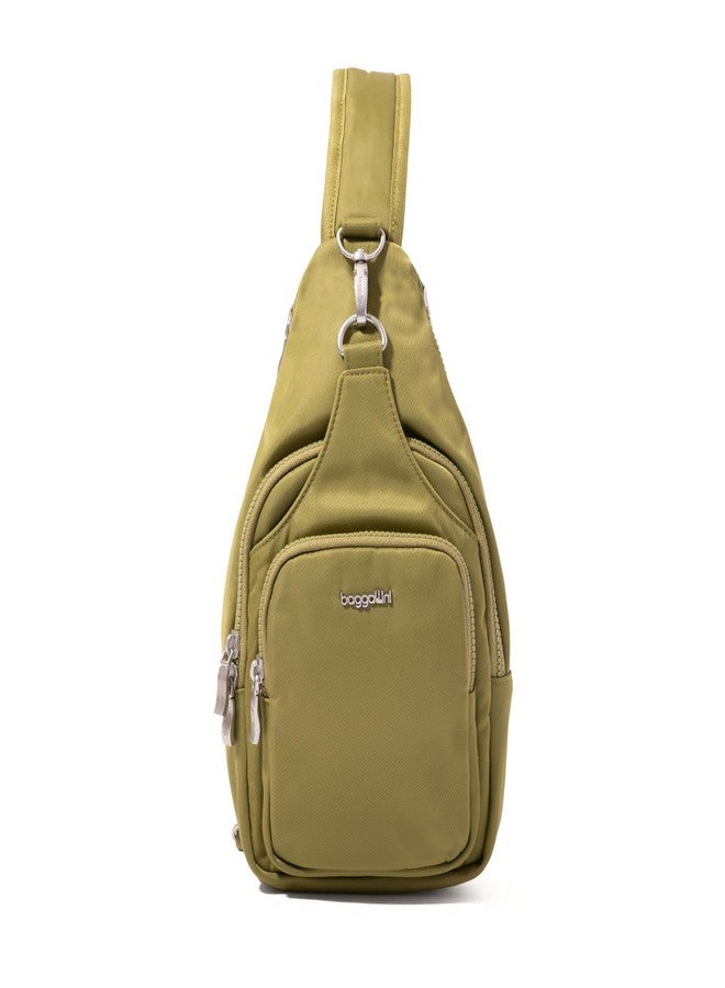 Baggallini Central Park Sling - 12x7 Sling Crossbody Bag with Convertible Adjustable Shoulder Strap - Image 1