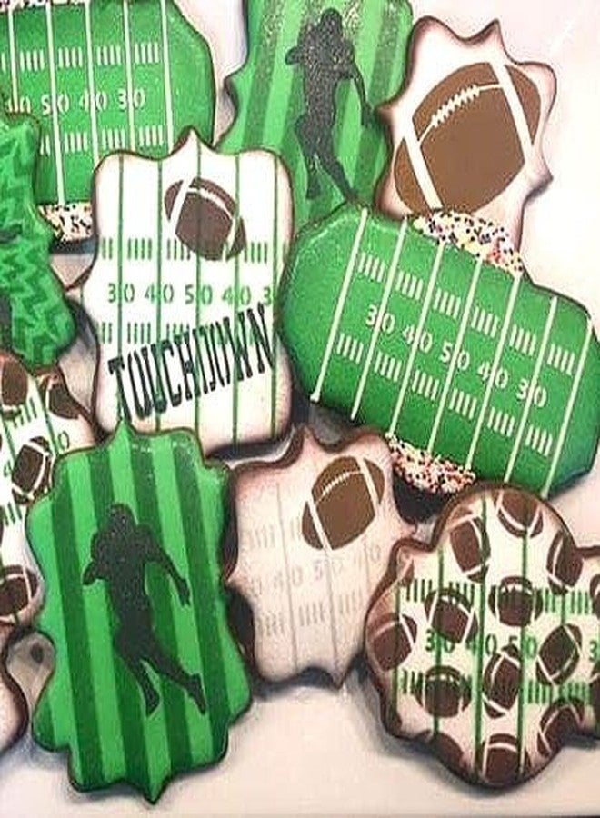 The Cookie Countess Inc The Cookie Countess Football Field Lines Stencil - Image 3