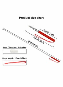 Y&D Telescopic Pointer Stick with Hand Lanyard 4 Pieces Teacher for Classroom Presentation Pointers Teachers Extendable Retractable Pen Whiteboard  - Image 4