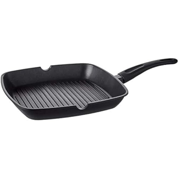 JQM Hemlagad Grill Pan Black 28X28 Cm