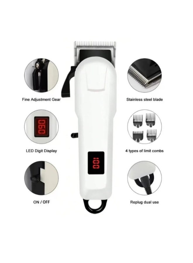 GEEMY GM6008 New Retro Oil Head Electric Salon Hair Trimmer Rechargeable professional Cordless Wireless Hair Trimmer - Image 4