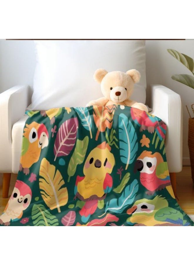 عام بطانية رقيقة من الفانيلا الكرتونية للأطفال والرضع (دافئة ومريحة، ومناسبة للنوم والألعاب) 70 سم * 100 سم - Image 3