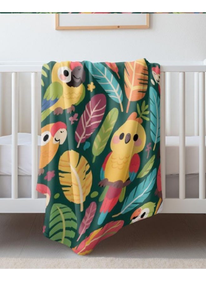 عام بطانية رقيقة من الفانيلا الكرتونية للأطفال والرضع (دافئة ومريحة، ومناسبة للنوم والألعاب) 70 سم * 100 سم - Image 2